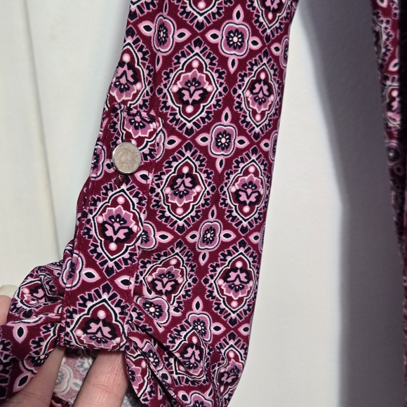 Westport Women's Pink Patterned Top - Picture 4 of 7